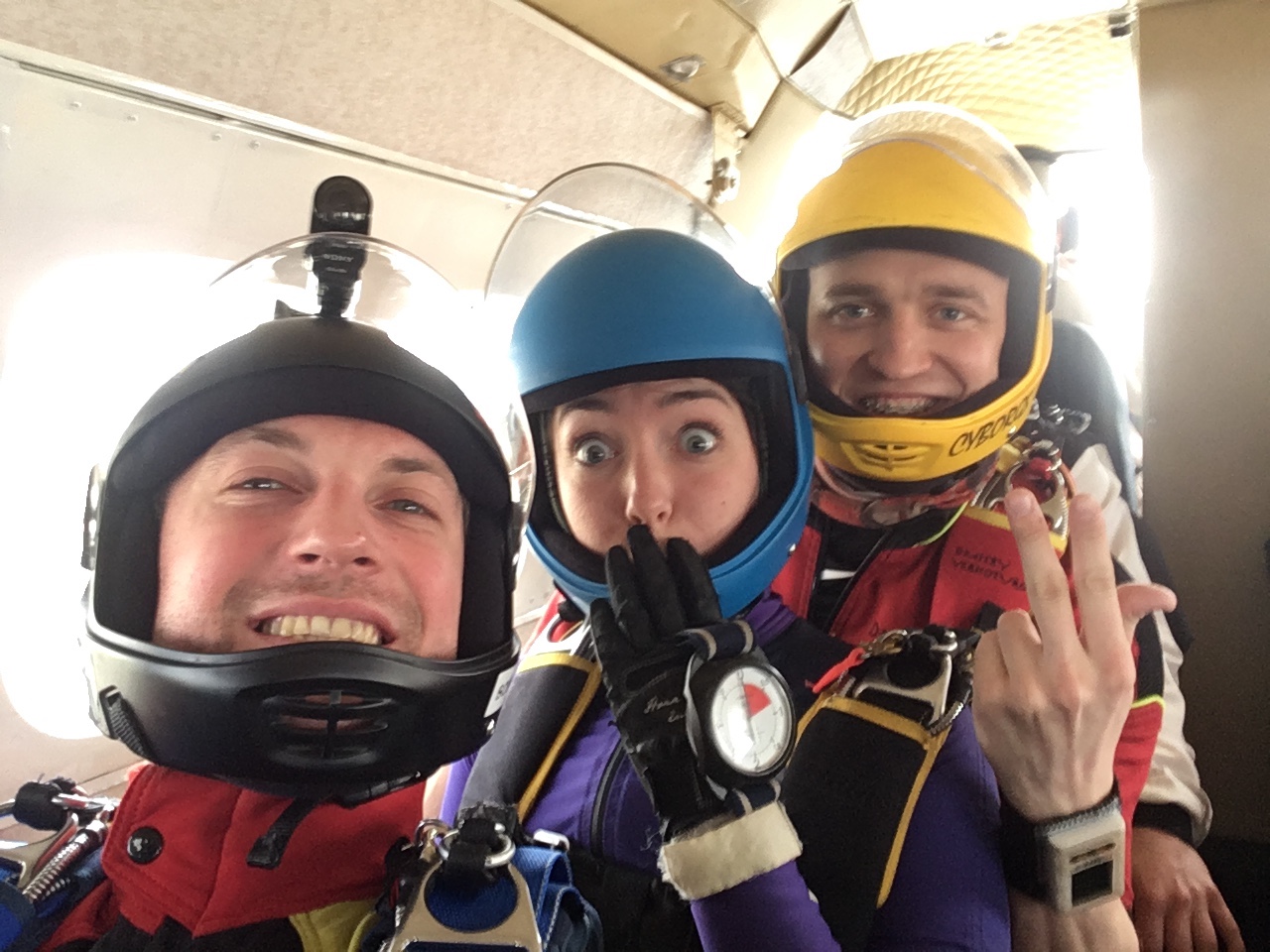 Skydive selfie